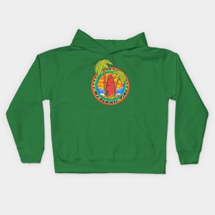 It's summer time - Retro style. Kids Hoodie